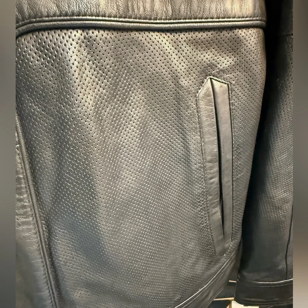 Marc New York Men's Black Leather Jacket